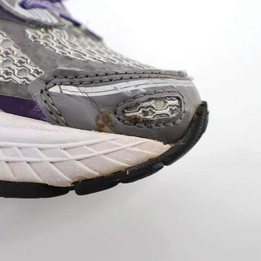 Brooks‎ Ghost 7 Mesh Running Sneakers Grey Purple Womens 8 - Flaws